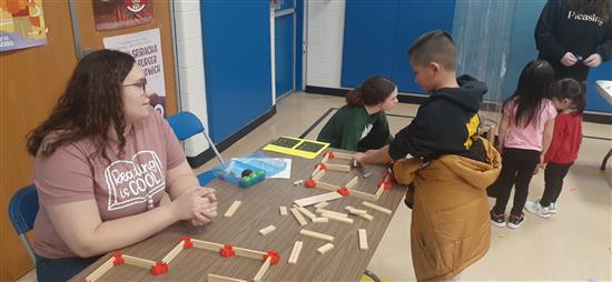 Students exploring