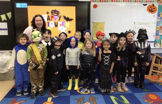 Class Halloween Picture Ms. Zielinski